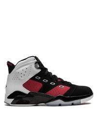 Baskets montantes en cuir noires Jordan