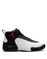 Baskets montantes en cuir noires Jordan