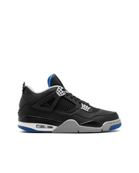 Baskets montantes en cuir noires Jordan