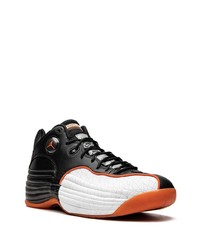 Baskets montantes en cuir noires Jordan