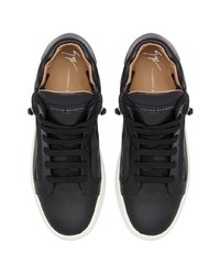 Baskets montantes en cuir noires Giuseppe Zanotti