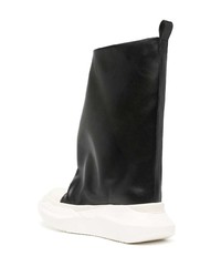 Baskets montantes en cuir noires Rick Owens DRKSHDW