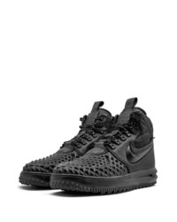 Baskets montantes en cuir noires Nike