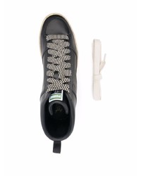 Baskets montantes en cuir noires Puma