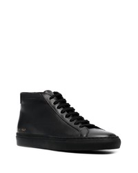 Baskets montantes en cuir noires Common Projects