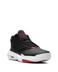 Baskets montantes en cuir noires Jordan