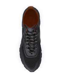 Baskets montantes en cuir noires Ermenegildo Zegna XXX