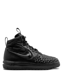 Baskets montantes en cuir noires Nike