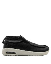 Baskets montantes en cuir noires Nike