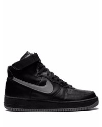 Baskets montantes en cuir noires Nike