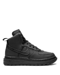 Baskets montantes en cuir noires Nike