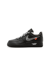 Baskets montantes en cuir noires Nike