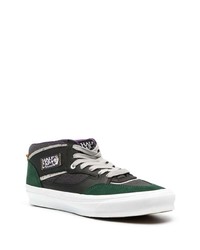 Baskets montantes en cuir noires Vans