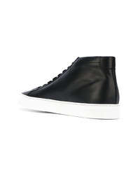 Baskets montantes en cuir noires Common Projects