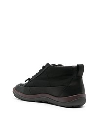 Baskets montantes en cuir noires Camper