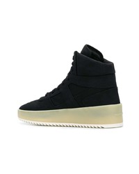 Baskets montantes en cuir noires Fear Of God