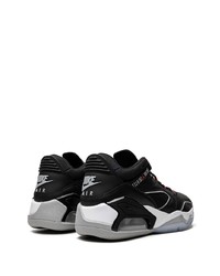 Baskets montantes en cuir noires Jordan