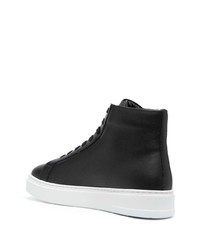 Baskets montantes en cuir noires Philipp Plein