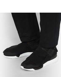 Baskets montantes en cuir noires Y-3