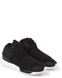 Baskets montantes en cuir noires Y-3