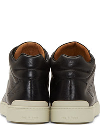 Baskets montantes en cuir noires Rag and Bone