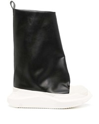 Baskets montantes en cuir noires Rick Owens DRKSHDW