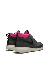 Baskets montantes en cuir noires Nike