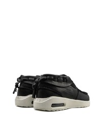 Baskets montantes en cuir noires Nike