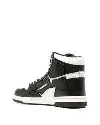 Baskets montantes en cuir noires Amiri