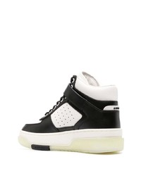 Baskets montantes en cuir noires Amiri