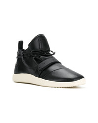 Baskets montantes en cuir noires Giuseppe Zanotti Design