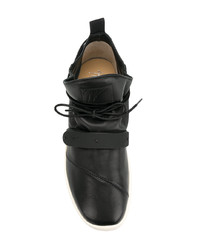 Baskets montantes en cuir noires Giuseppe Zanotti Design