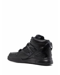 Baskets montantes en cuir noires Reebok