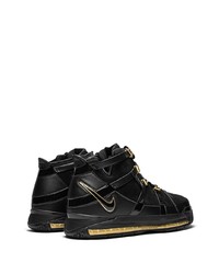 Baskets montantes en cuir noires Nike