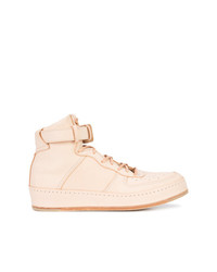 Baskets montantes en cuir roses Hender Scheme