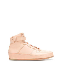 Baskets montantes en cuir roses Hender Scheme