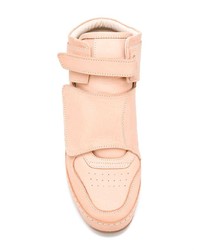 Baskets montantes en cuir roses Hender Scheme