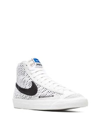 Baskets montantes en daim blanches Nike