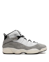 Baskets montantes en daim grises Jordan