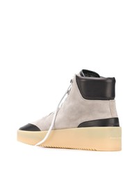 Baskets montantes en daim grises Fear Of God