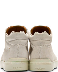 Baskets montantes en daim grises Rag and Bone