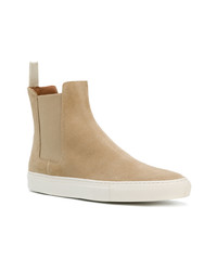 Baskets montantes en daim marron clair Common Projects