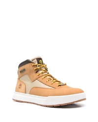 Baskets montantes en daim marron clair Timberland