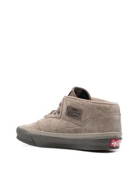 Baskets montantes en daim marron Vans