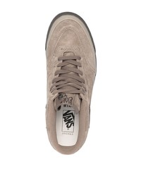 Baskets montantes en daim marron Vans