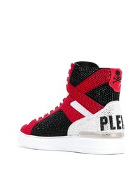 Baskets montantes en daim multicolores Philipp Plein