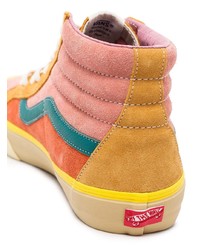 Baskets montantes en daim multicolores Vans