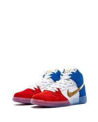 Baskets montantes en daim multicolores Nike