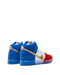 Baskets montantes en daim multicolores Nike