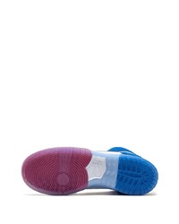 Baskets montantes en daim multicolores Nike